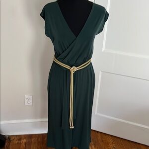 Perfect travel jumpsuit w/Gold Belt
